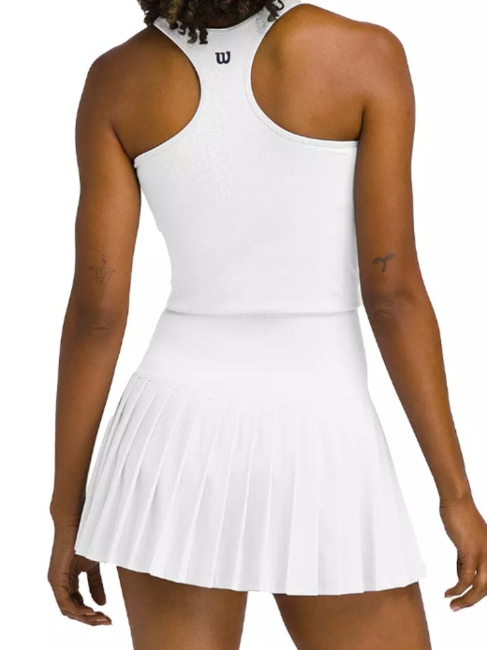 Wilson Midtown Tennis Dress pleated light blue M - Picture 11 of 11